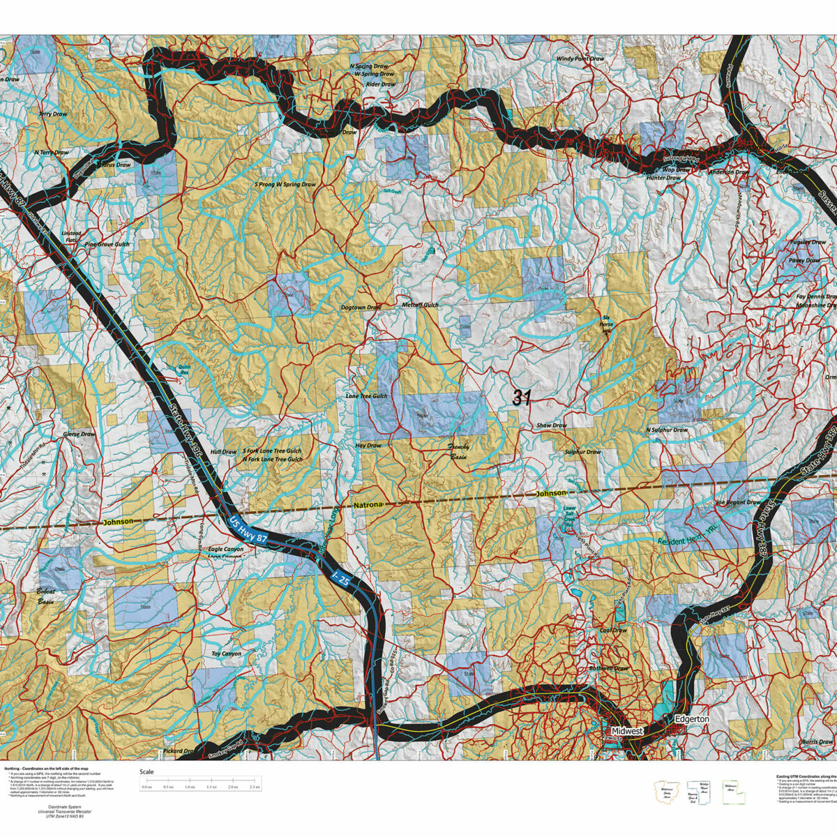 Wyoming Statewide Digital Map Collection Hunt Data   A6 1200x1200 