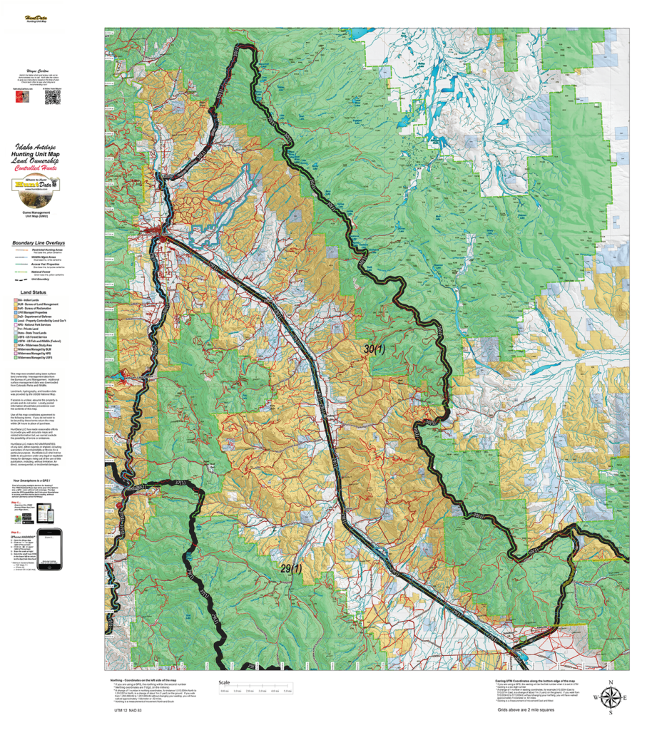 ID Antelope Land Ownership. - Hunt Data