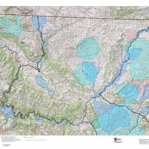 Colorado Antelope Unit Topo Map Hunt Data 5354