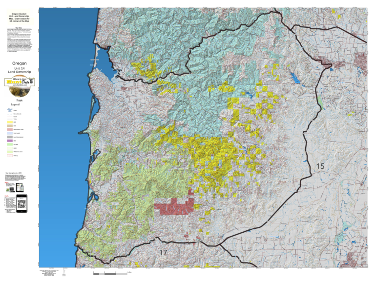 Oregon Unit Land Ownership Maps. - Hunt Data